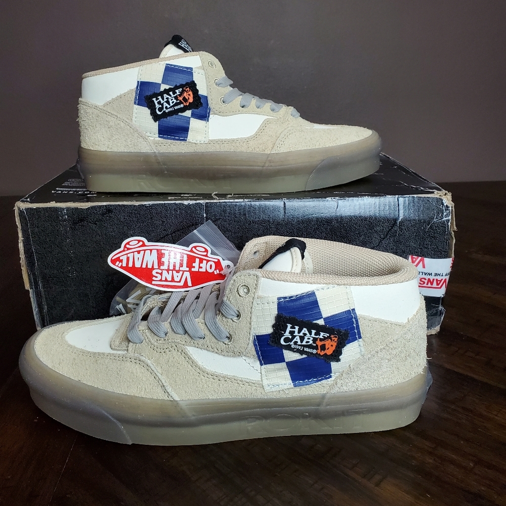 Vans Half Cab 33 Dx Rokit Translucent Pebble Men Size 8.5, Women Size 10